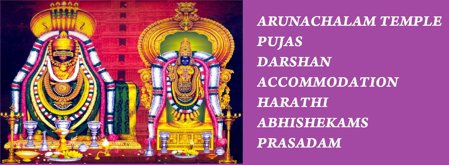 Arunachalam Temple Pujas Darshan Abhishekam Tickets Online Booking ...