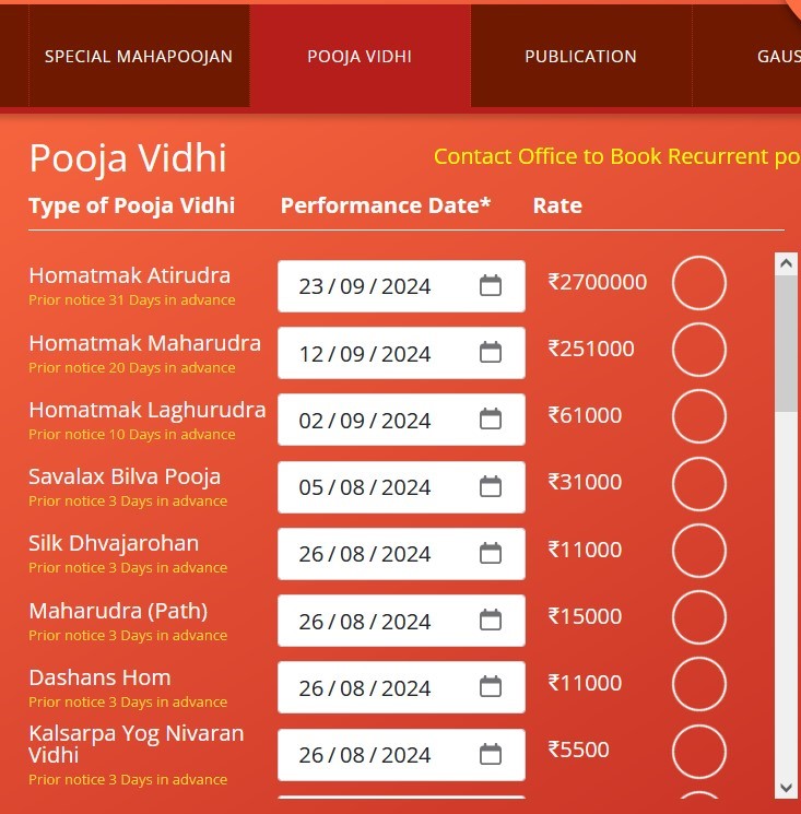 somnath darshan booking